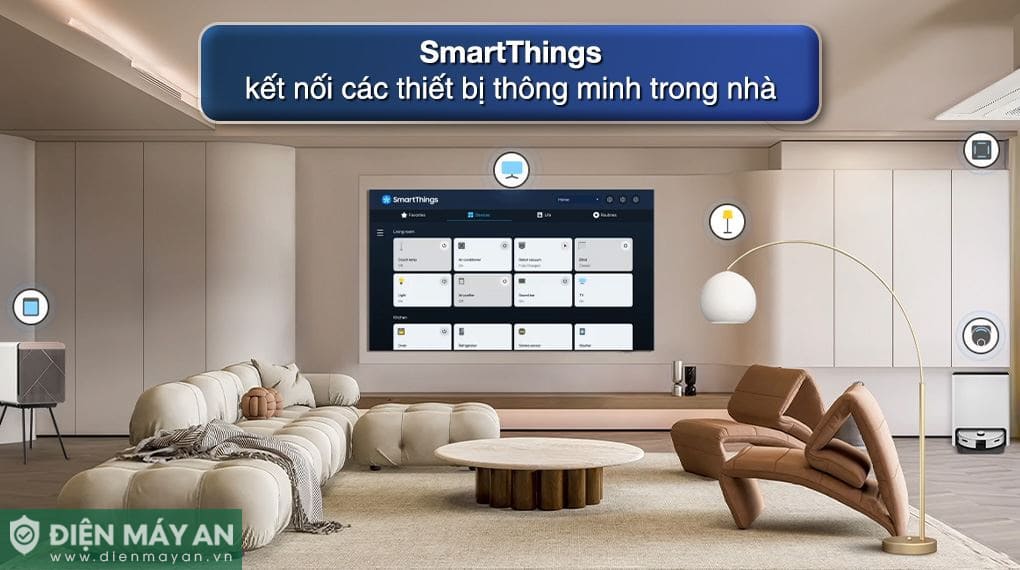Smart Tivi Khung Tranh The Frame QLED Samsung AI 4K 75 inch QA75LS03F (75LS03F)